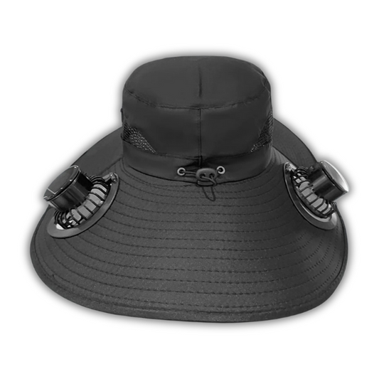 Trekkr™ | SolarBreeze Hut Schwarz