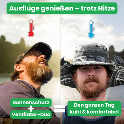 Trekkr™ | SolarBreeze Hut Schwarz